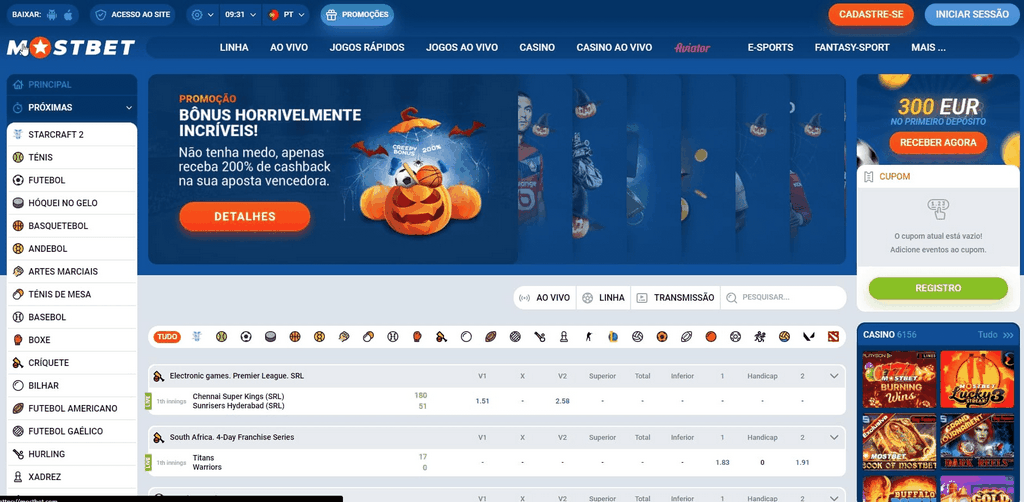 Mostbet - Spor Bahisleri ve Online Casino Sitesi